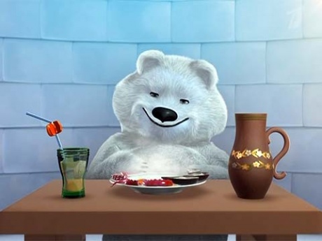 Белый медведь  - символ Олимпиады в Сочи