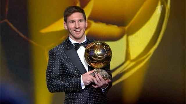 Лионель Месси стал первым в истории четырехкратным обладателем звания "Лучший игрок года" по версии ФИФА