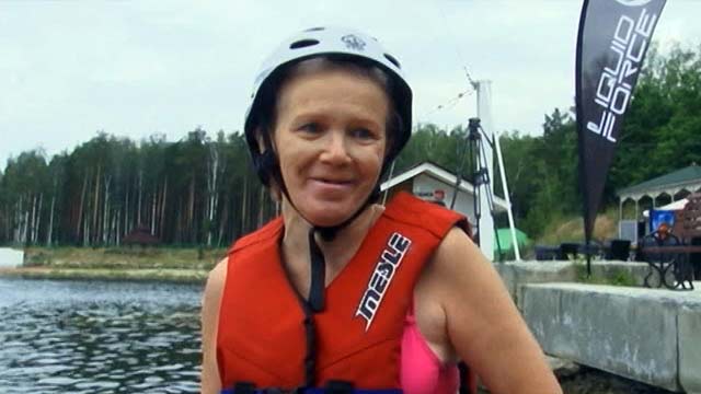 Meisterschaft Wakeboard in Russland