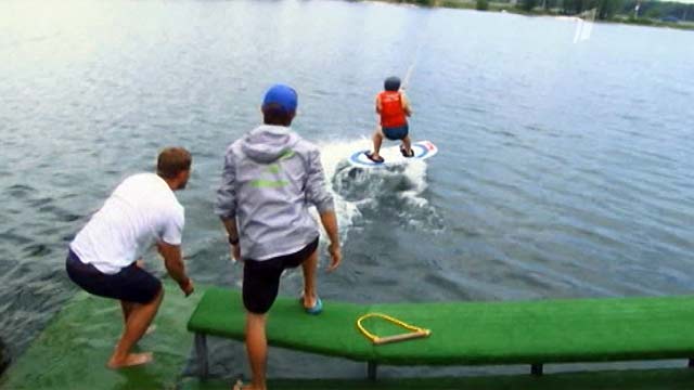 Meisterschaft Wakeboard in Russland