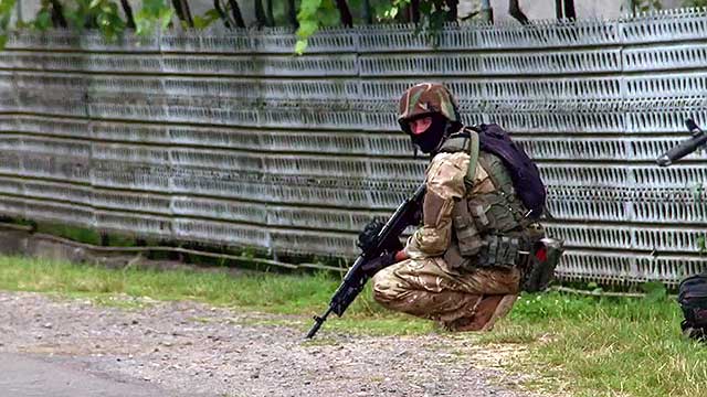 В Мукачево введено военное подкрепление