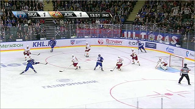 Хоккеисты СКА одержали 8-ю победу в сезоне