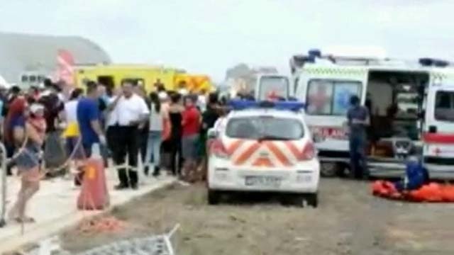 Серьезной аварией закончилось автошоу на Мальте