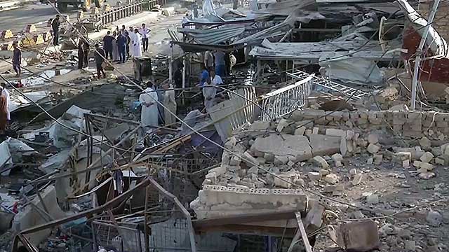 Число жертв взрыва в городе Бани-Саад превысило 100 человек