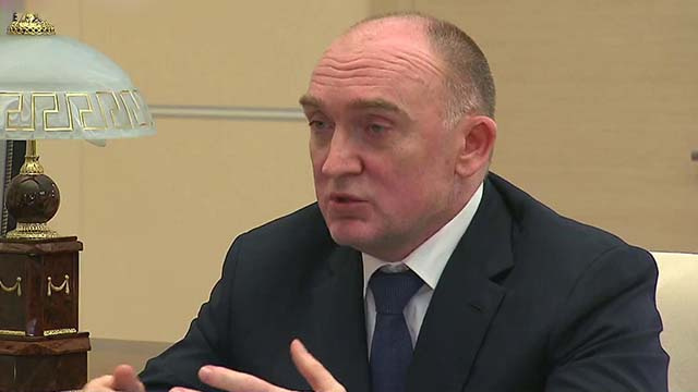 В Ново-Огареве Владимир Путин провел рабочую встречу с губернатором Челябинской области